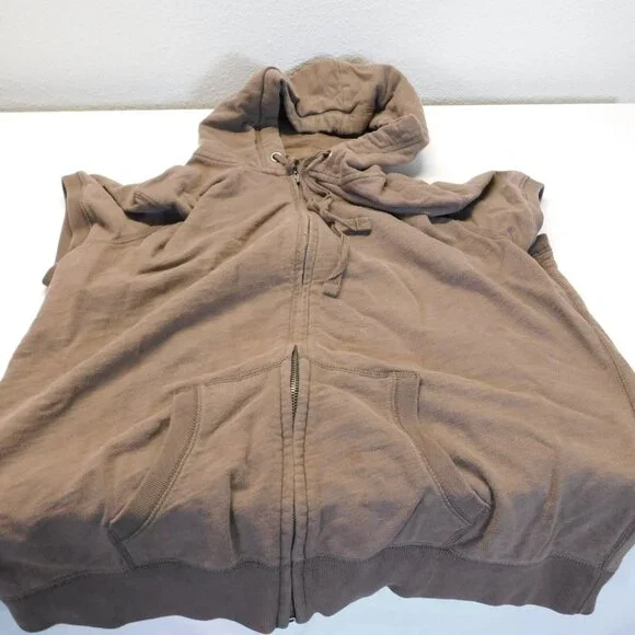 Lot Of 2 Sonoma Womens Hooded Short Sleeve Sweatshirt And Cardigan Sweater XL - Picture 13 of 16